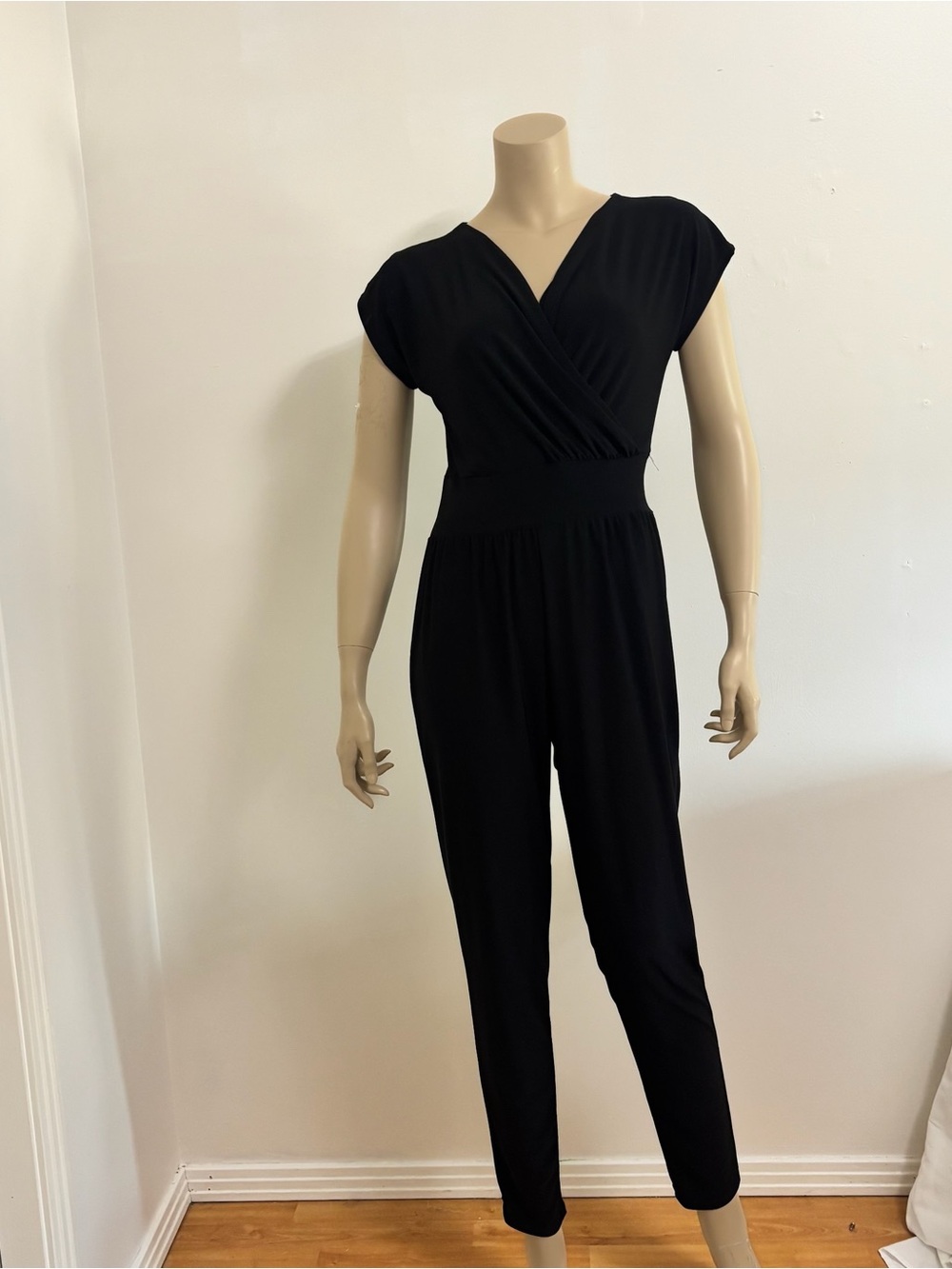 Rolla Coster Black Wrap V-Neck Jumpsuit